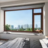 Cửa sổ gỗ bọc nhôm HA87