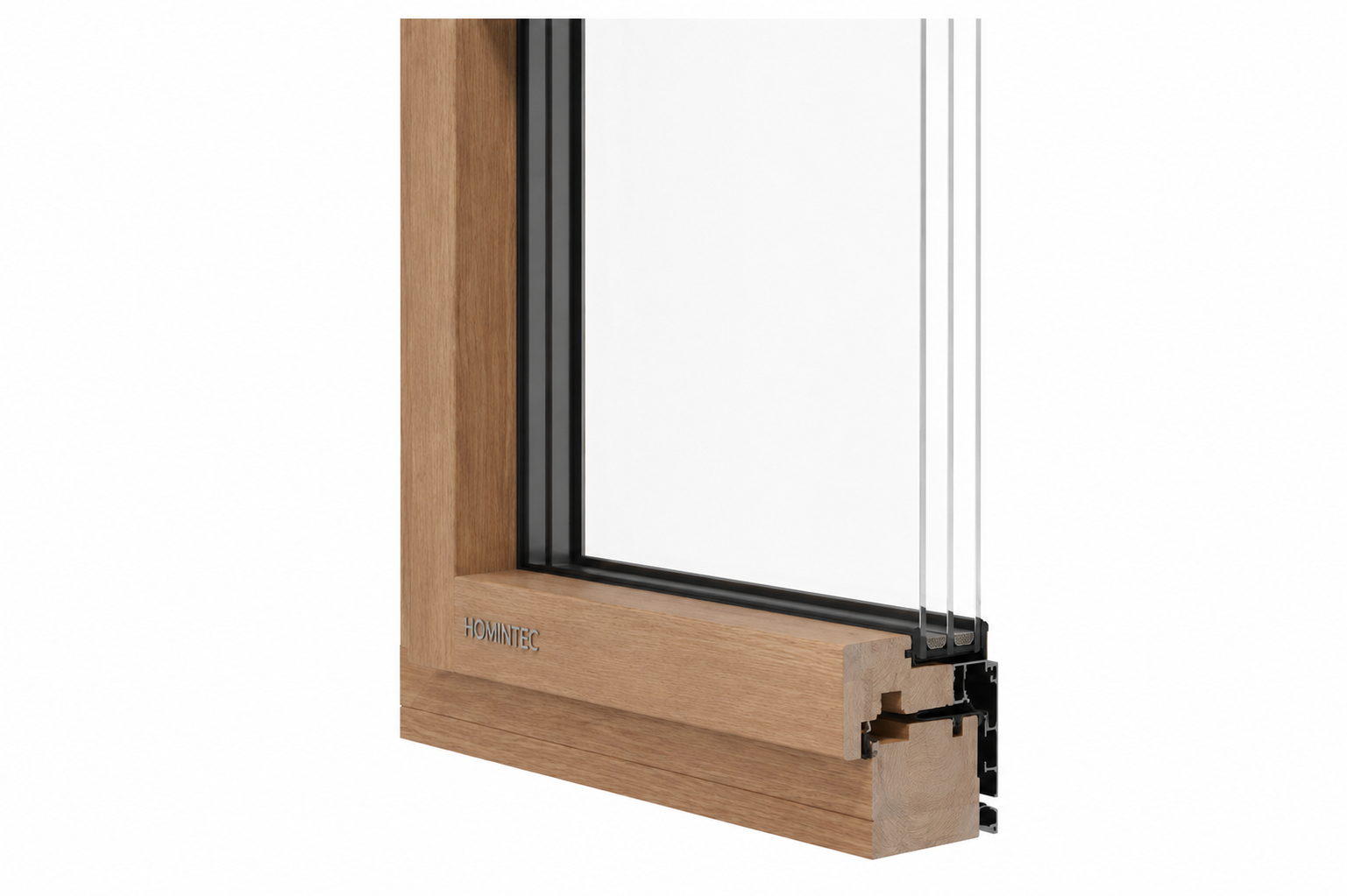 Hệ cửa sổ gỗ nhôm Z81